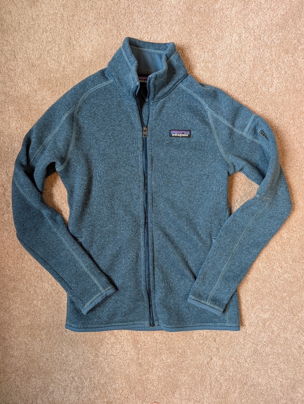 Patagonia Teal Blue Green Better Sweater Full Zip Fleece Jacket